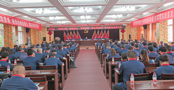 公司召開“違規(guī)決策、違規(guī)投資、違規(guī)擔(dān)保、違規(guī)招投標(biāo)”專項(xiàng)整治動員大會