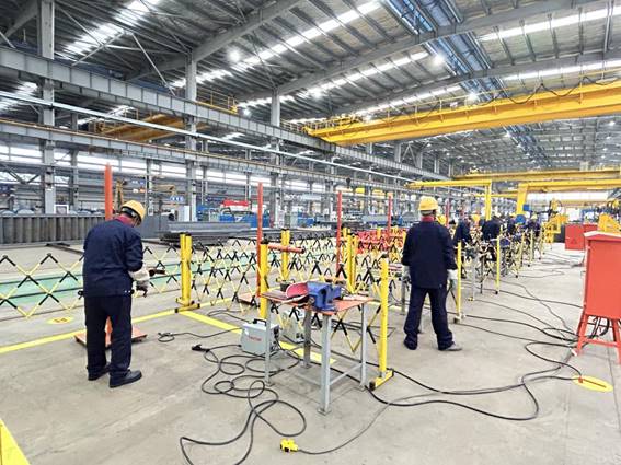 公司舉辦電焊工、電工技術(shù)比武